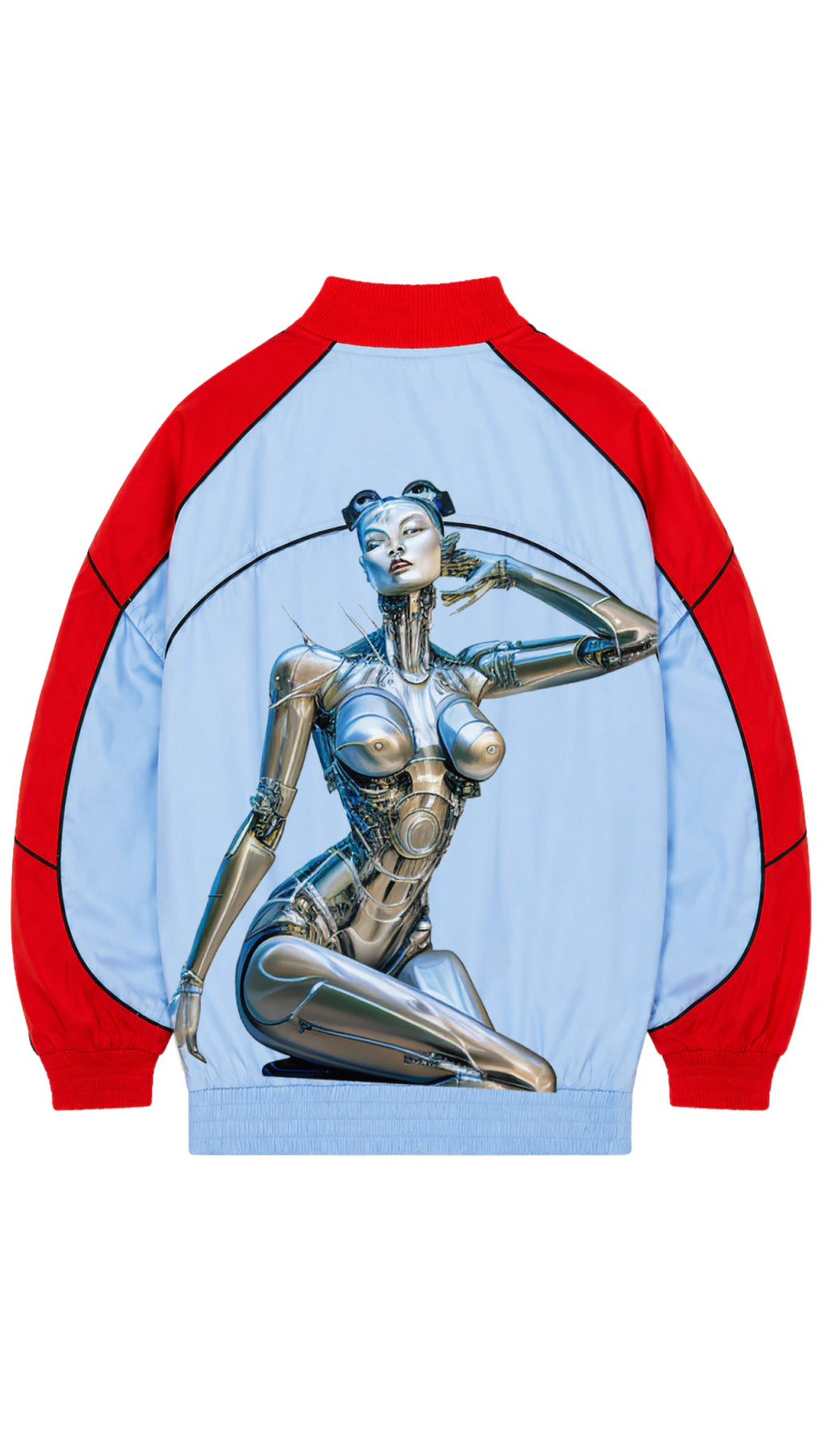 CHROMIUM CORSET WINDBREAKER