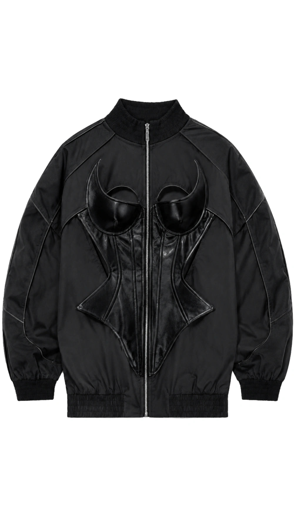 CHROMIUM CORSET WINDBREAKER